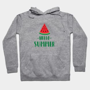 Hello Summer with fresh watermelon Hoodie